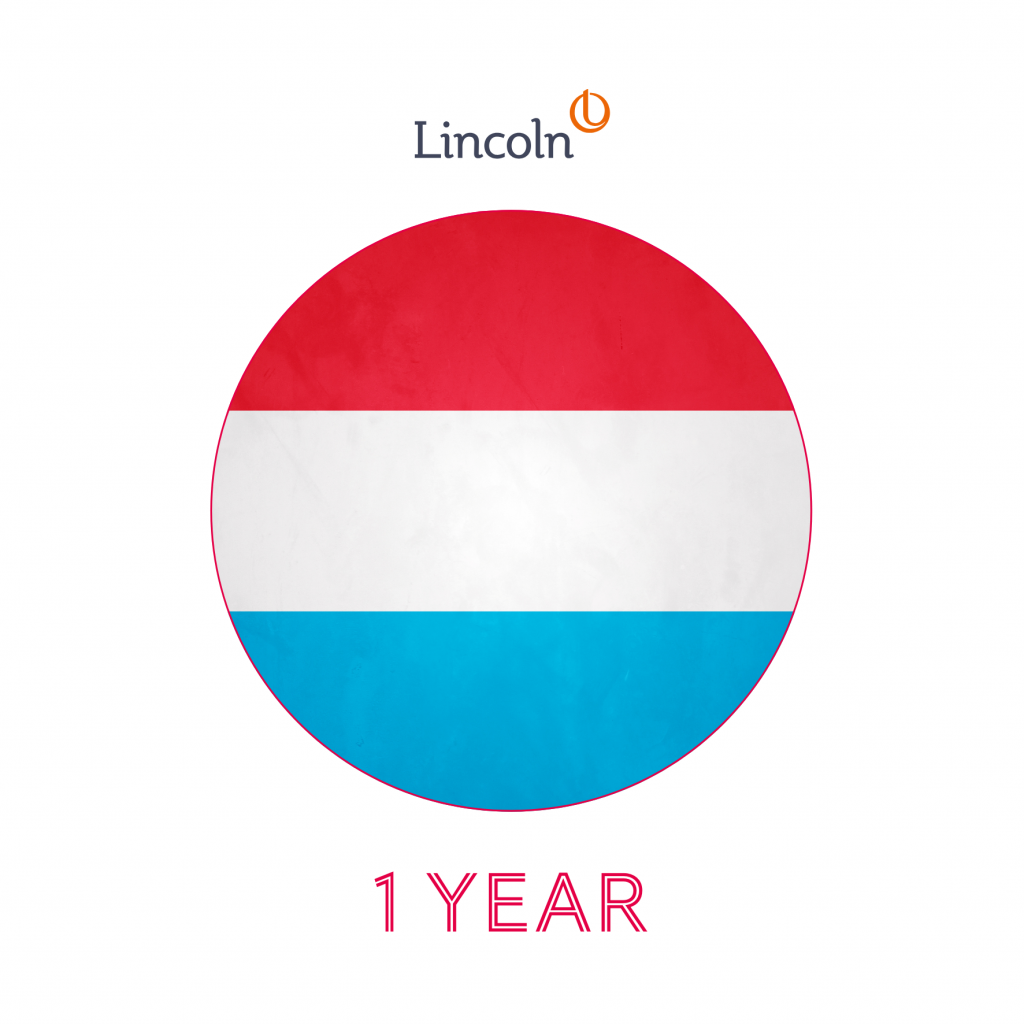 luxembourg Flag Sticker (1)